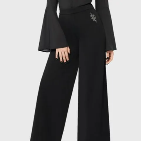 BRAND NEW KILLSTAR SHADOWFANG WIDE LEG PANTS BLACK SIZE S