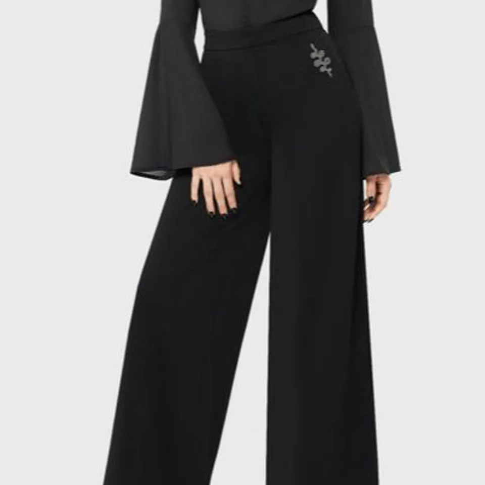BRAND NEW KILLSTAR SHADOWFANG WIDE LEG PANTS BLACK SIZE S