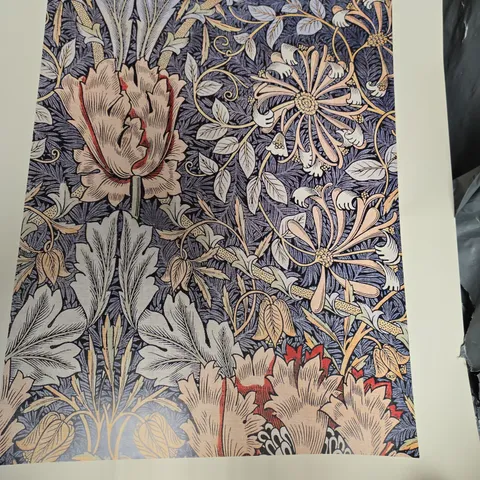 WILLIAM MORRIS FLORAL DESIGN POSTER