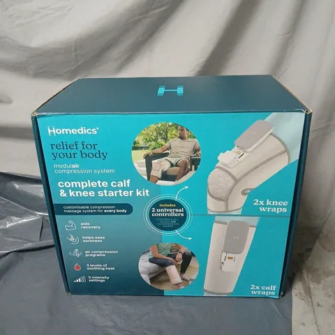 HOMEDICS COMPLETE CALF & KNEE STARTER KIT – MODULAR COMPRESSION SYSTEM