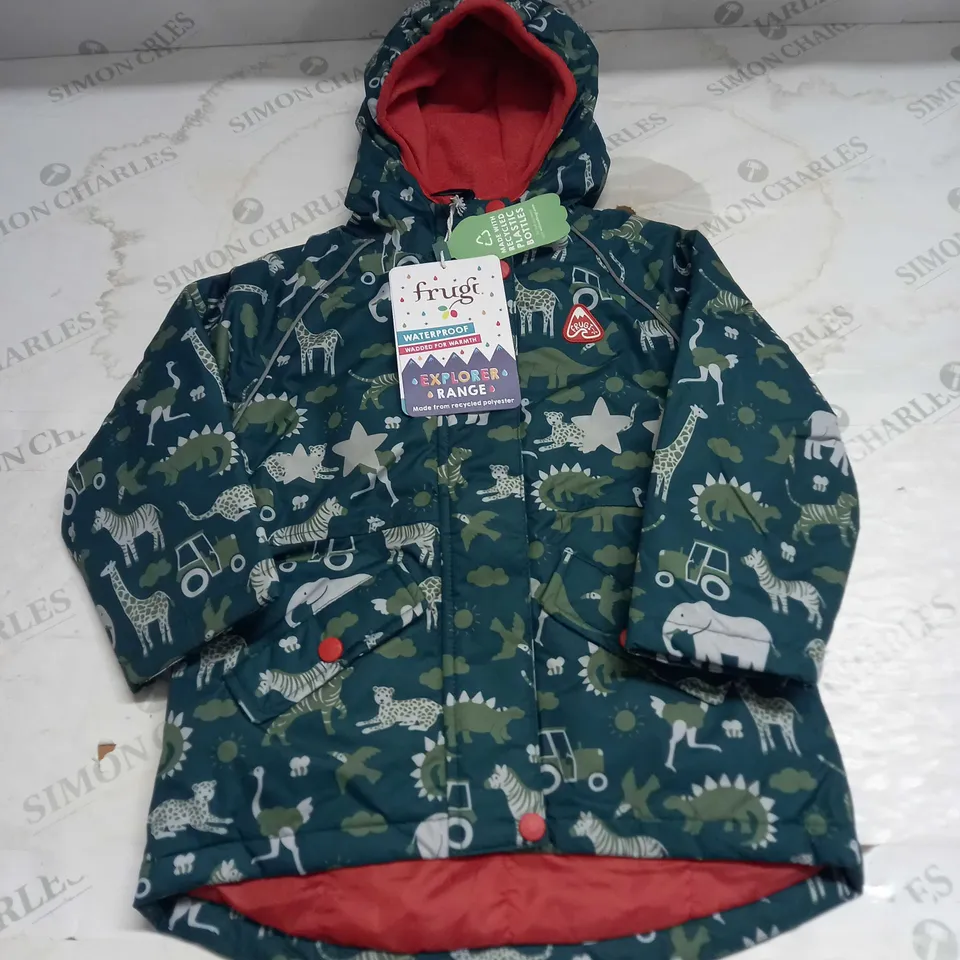 FRUGI EXPLORER WATERPROOF COAT SIZE 4-5 YEARS