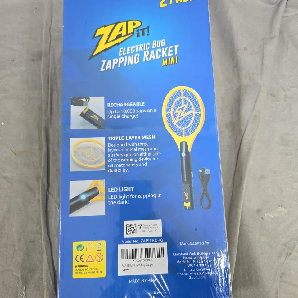 Zap It! Mini Twin Bug Zapper – 2 Pack 