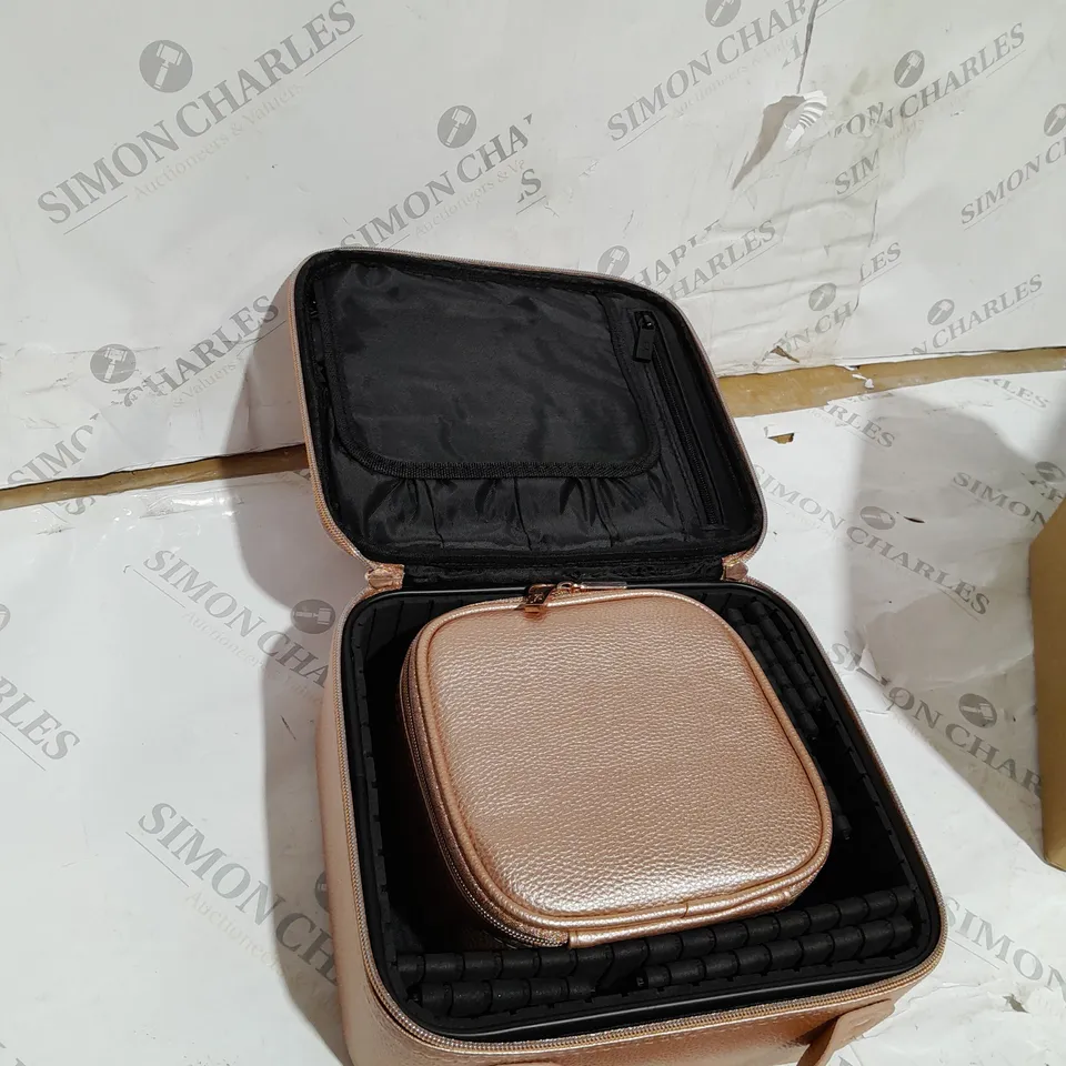 BOXED TILI METALLIC MAKE-UP ORGANISER HOME & AWAY VANITY CASE