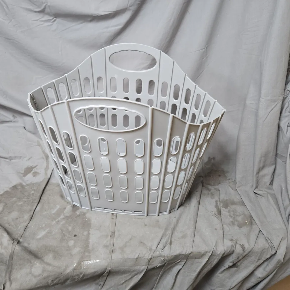 MULTIFUNCTIONAL FOLDING LAUNDRY BASKET – GREY PLASTIC