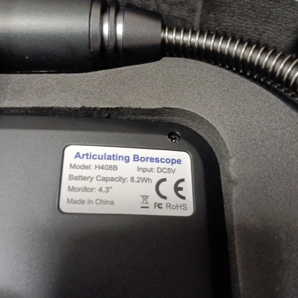 ARTICULATING BORESCOPE WITH 4.3 INCH MONITOR – MODEL H408B (H4B)