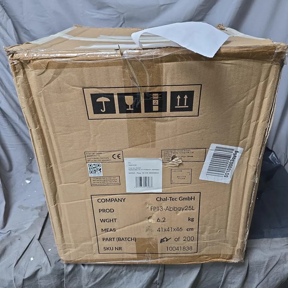 KLARSTEIN 25L PRESERVER HOT WATER DISPENSER – STAINLESS STEEL BOWL ON BLACK BASE (2000W)