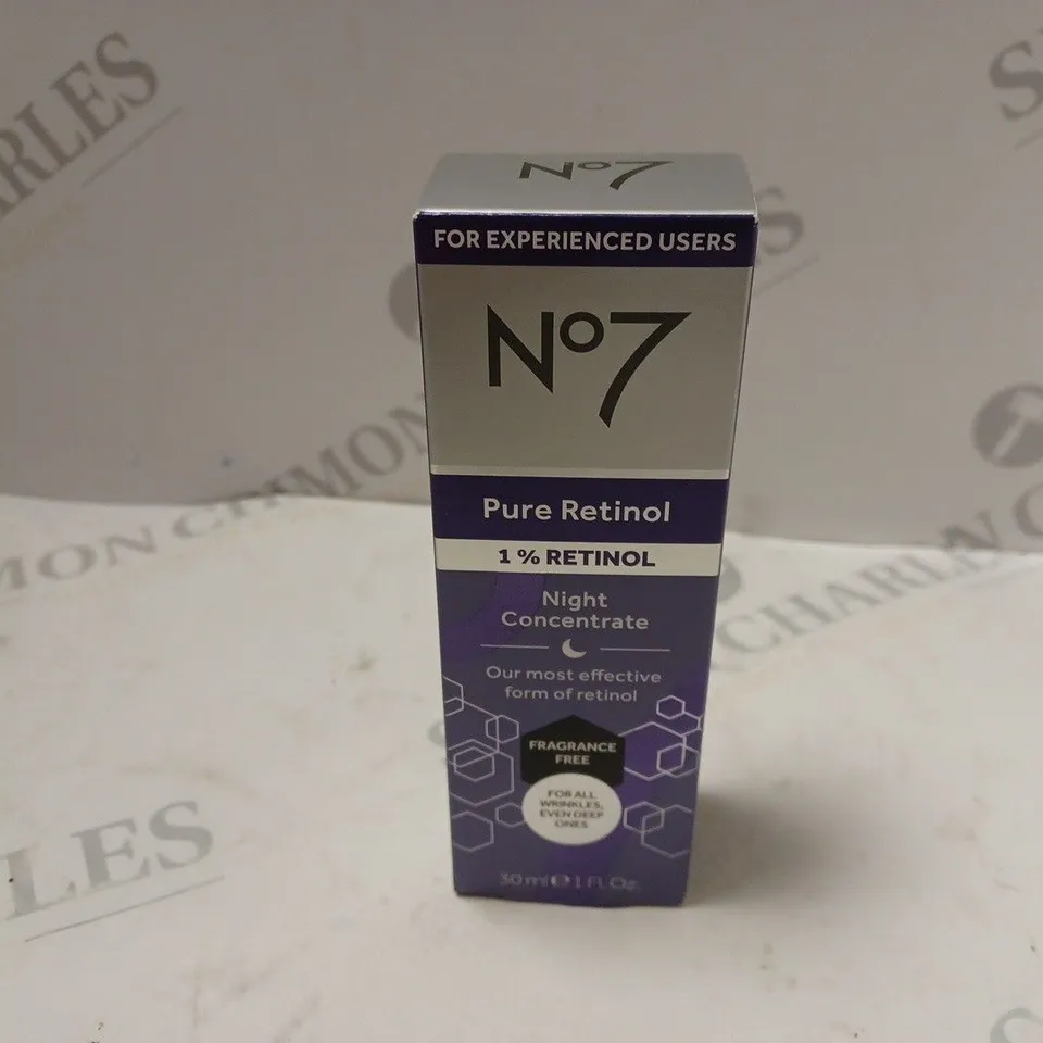 BOXED & SEALED N07 PURE RETINOL NIGHT CENCENTRATE (30ml)