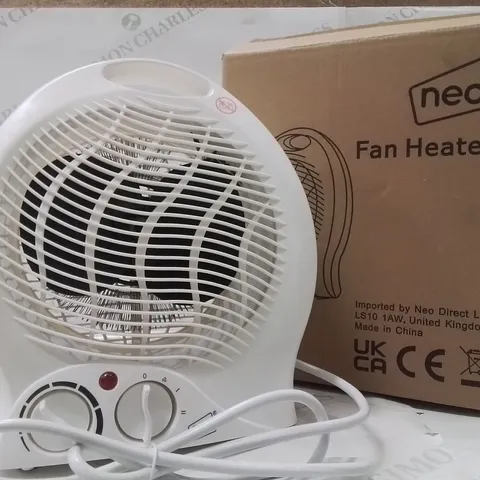 BOXED NEO FAN HEATER IN WHITE