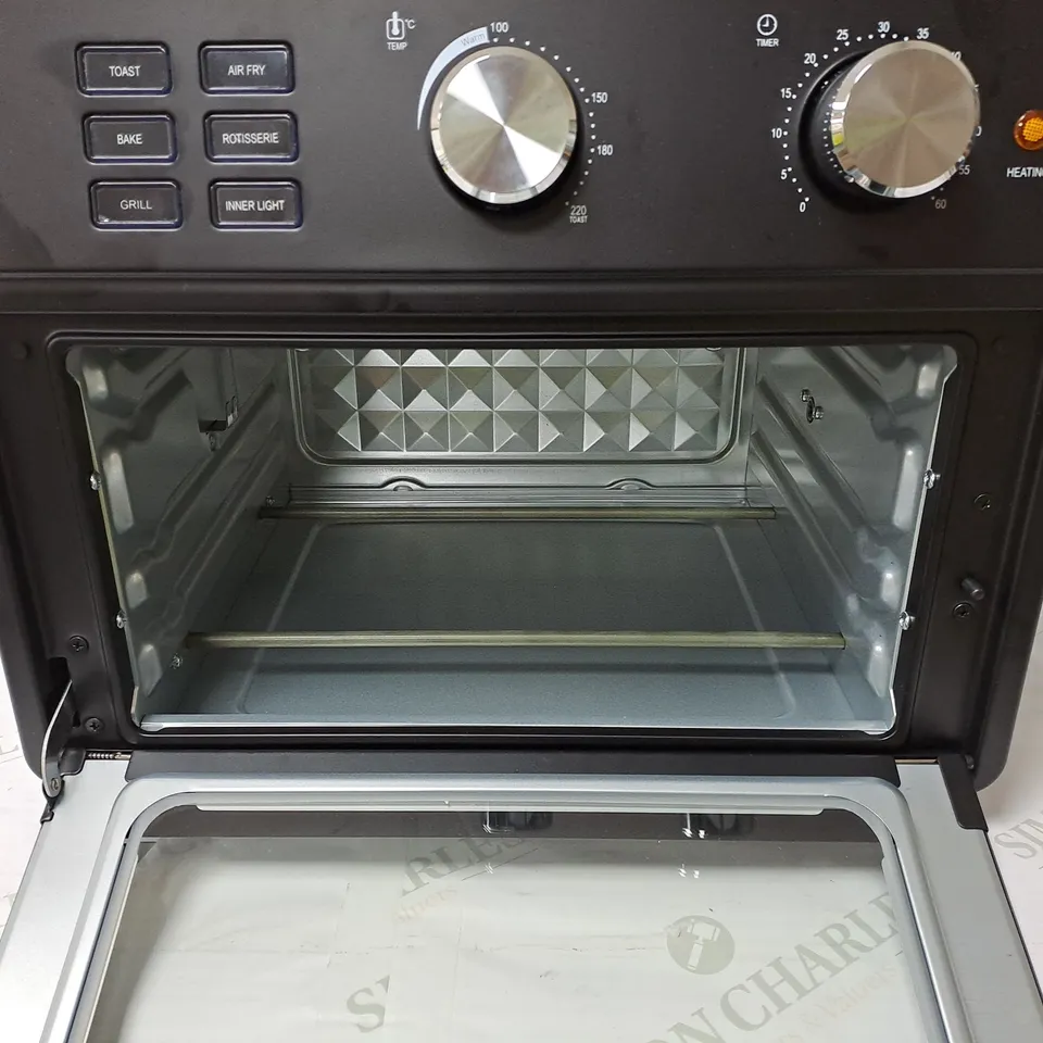 BOXED COOK'S ESSENTIAL 21-LITRE AIRFRYER OVEN IN BLACK