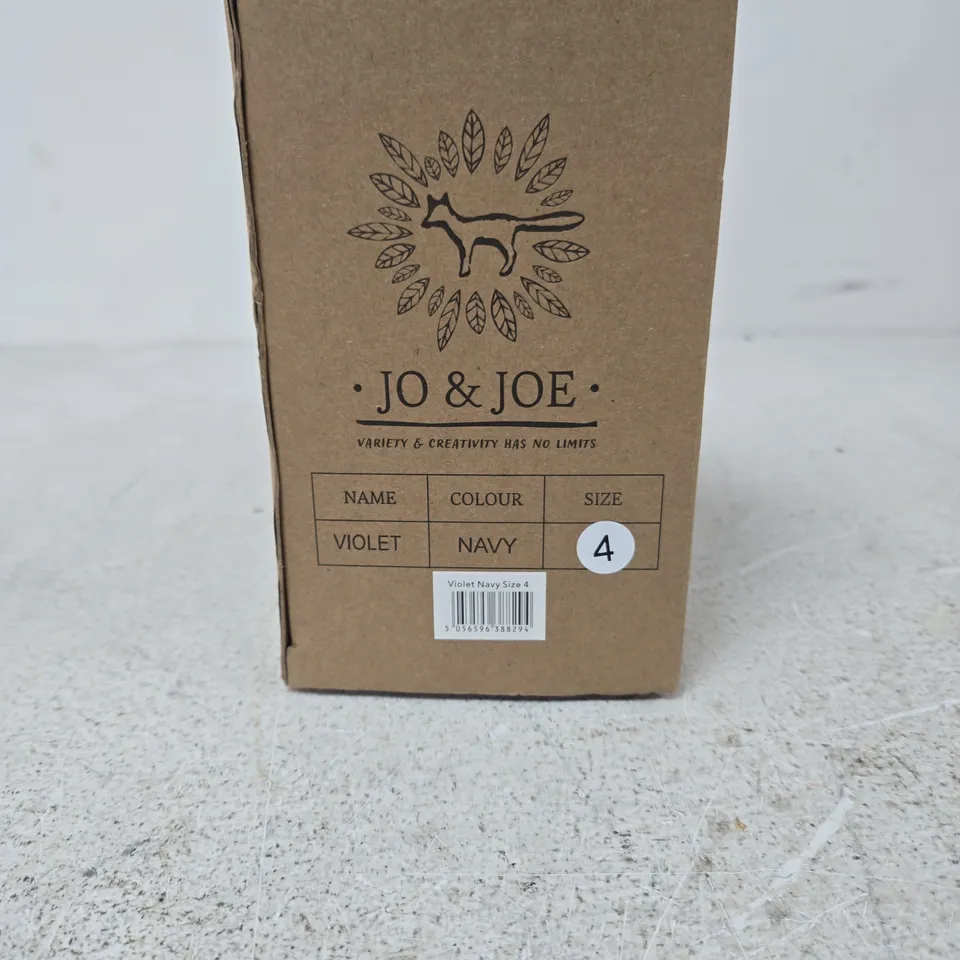 JO & JOE VIOLET NAVY SHOES – UK SIZE 4