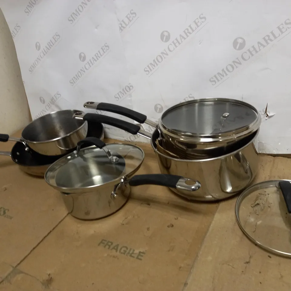 MEYER INDUCTION STAINLESS STEEL COOKWARE SET