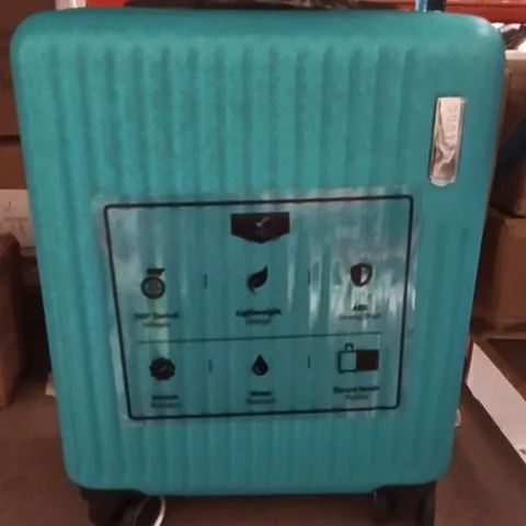 BRAND NEW HARD SHELL SMALL SUITCASE TEAL