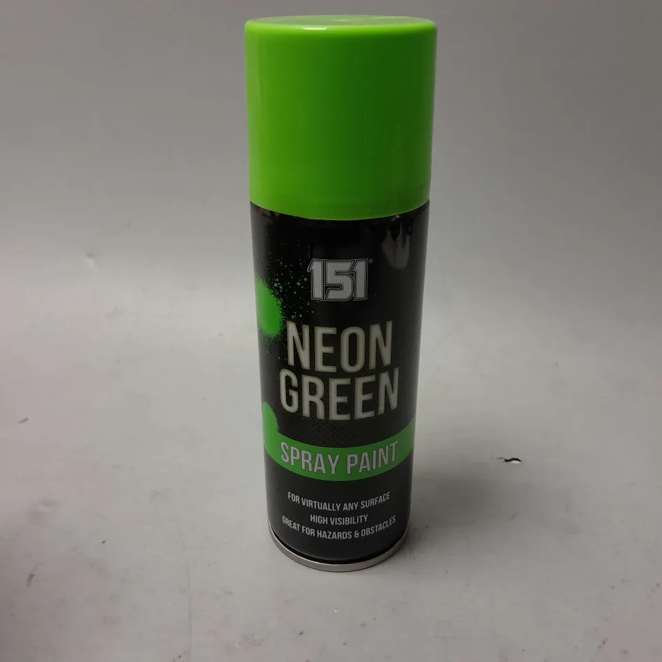 12 151 NEON GREEN SPRAY PAINT - COLLECTION ONLY