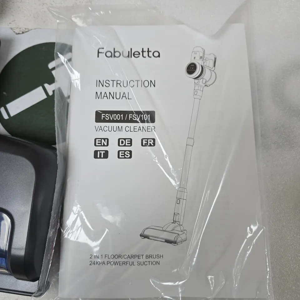 FABULETTA VACUUM CLEANER FSV001/FSV101 – 2-IN-1 FLOOR & CARPET VACUUM, BOXED