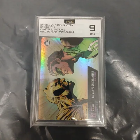 BATMAN VS GREEN LANTERN POCKET CARD – GRADED 9 (A13313) BY POCKET CARD GRADING