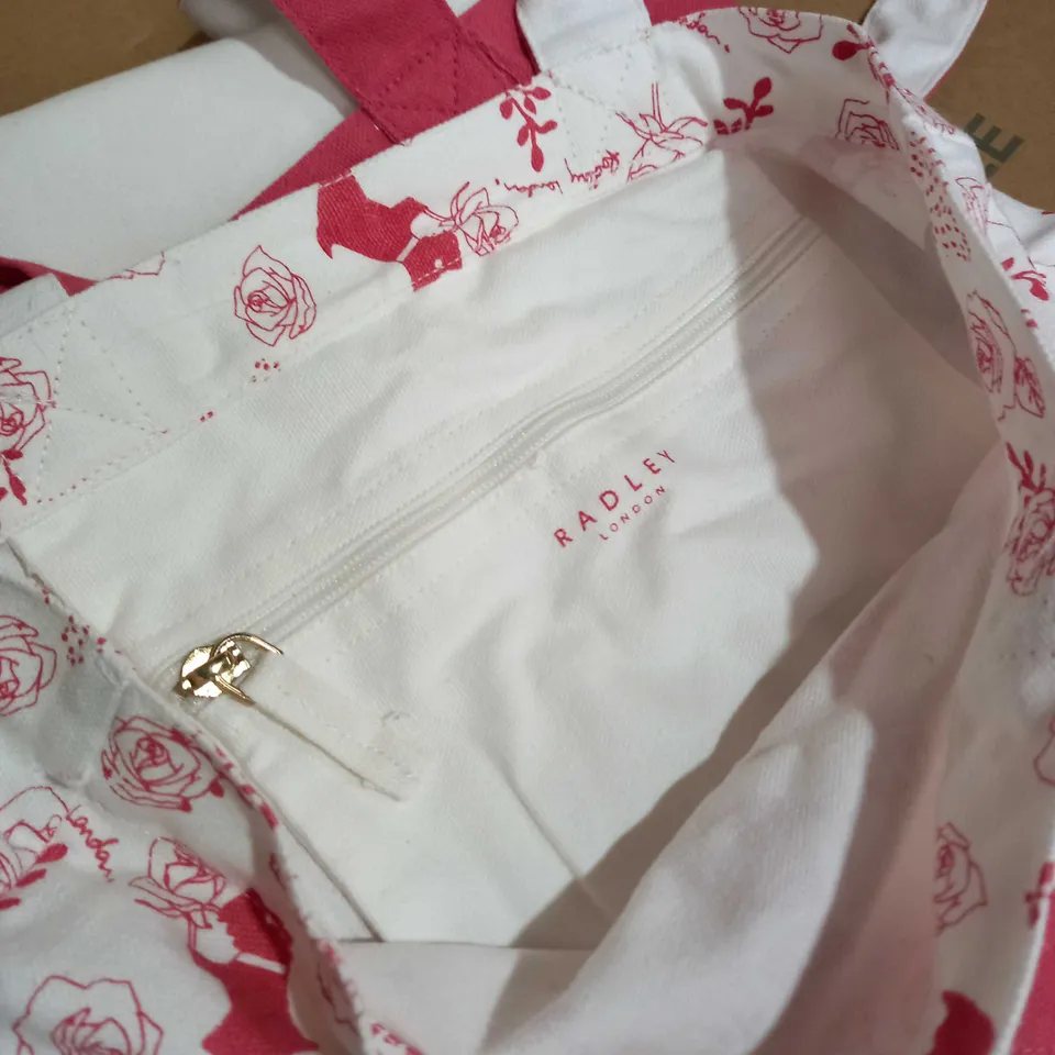 RADLEY CANVAS TOTES DUO WITH INTERNAL ZIP POCKET - PINK