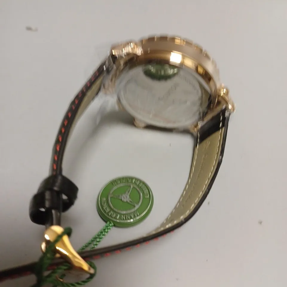 BOXED MANN EGERTON DIMENSION ROSE WATCH 
