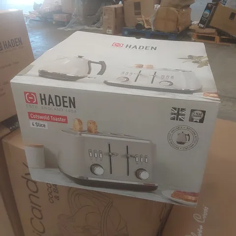 BOXED HADEN COTSWOLD TOASTER 4-SLICE