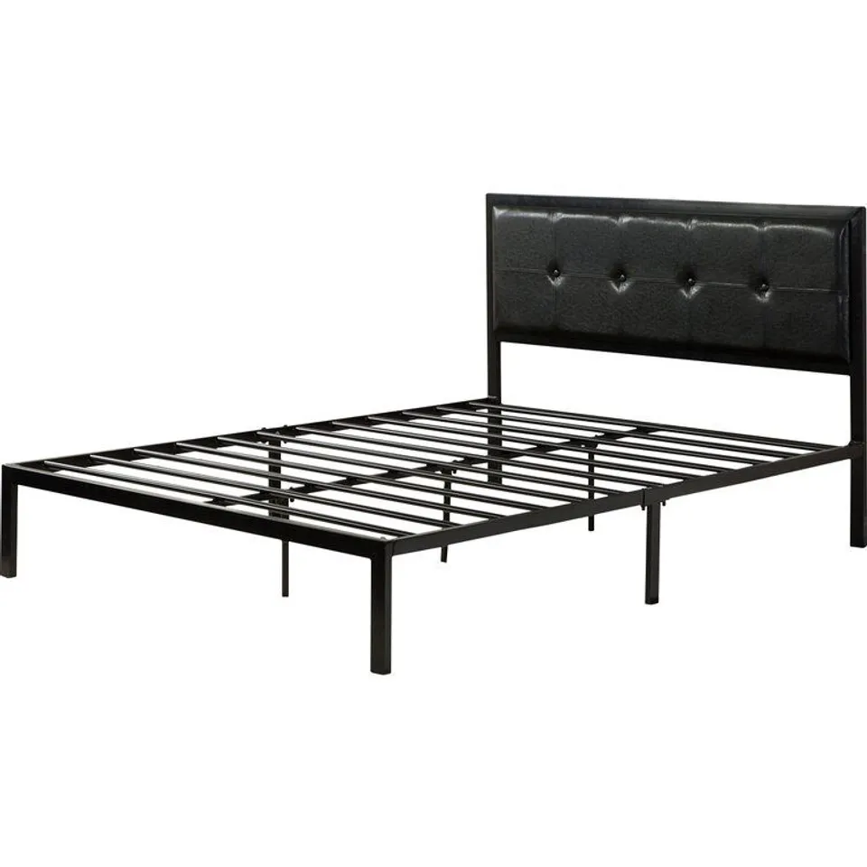 MIDDLESBROUGH UPHOLSTERED PLATFORM -BED SIZE DOUBLE