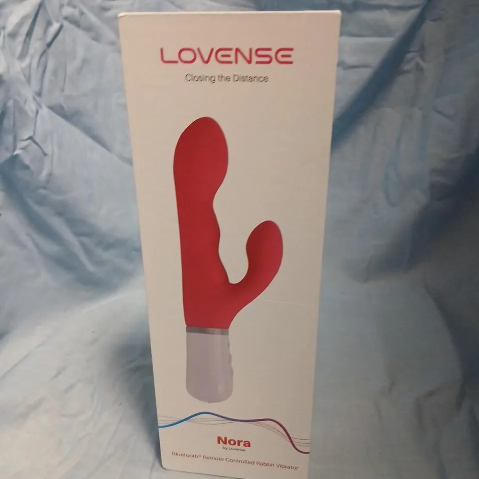 LOVENSE NORA BLUETOOTH REMOTE CONTROLLED RABBIT VIBRATOR – BOXED