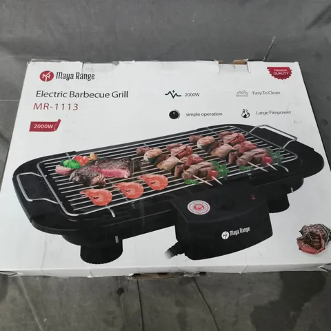 BOXED MAYA RANGE ELECTRIC BARBECUE GRILL (MR-1113)