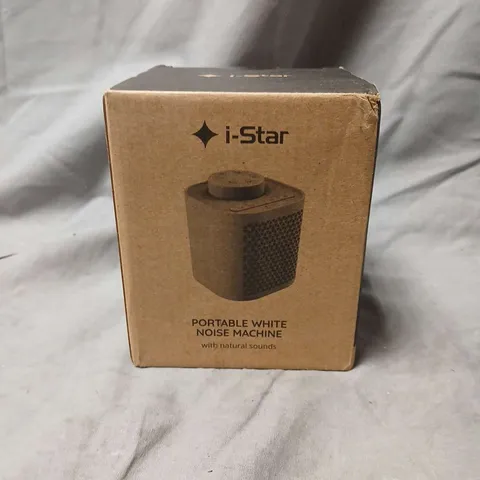 BOXED AND SEALED I-STAR PORTABLE WHITE NOISE MACHINE