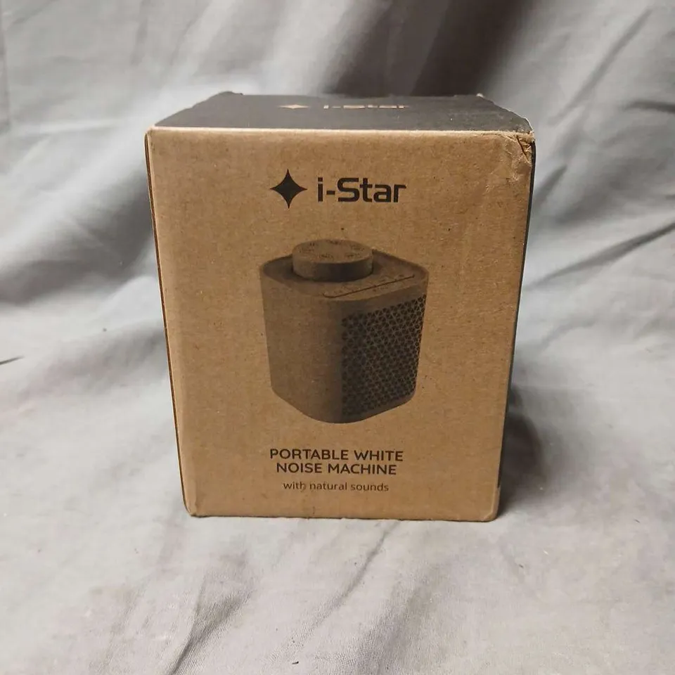 BOXED AND SEALED I-STAR PORTABLE WHITE NOISE MACHINE