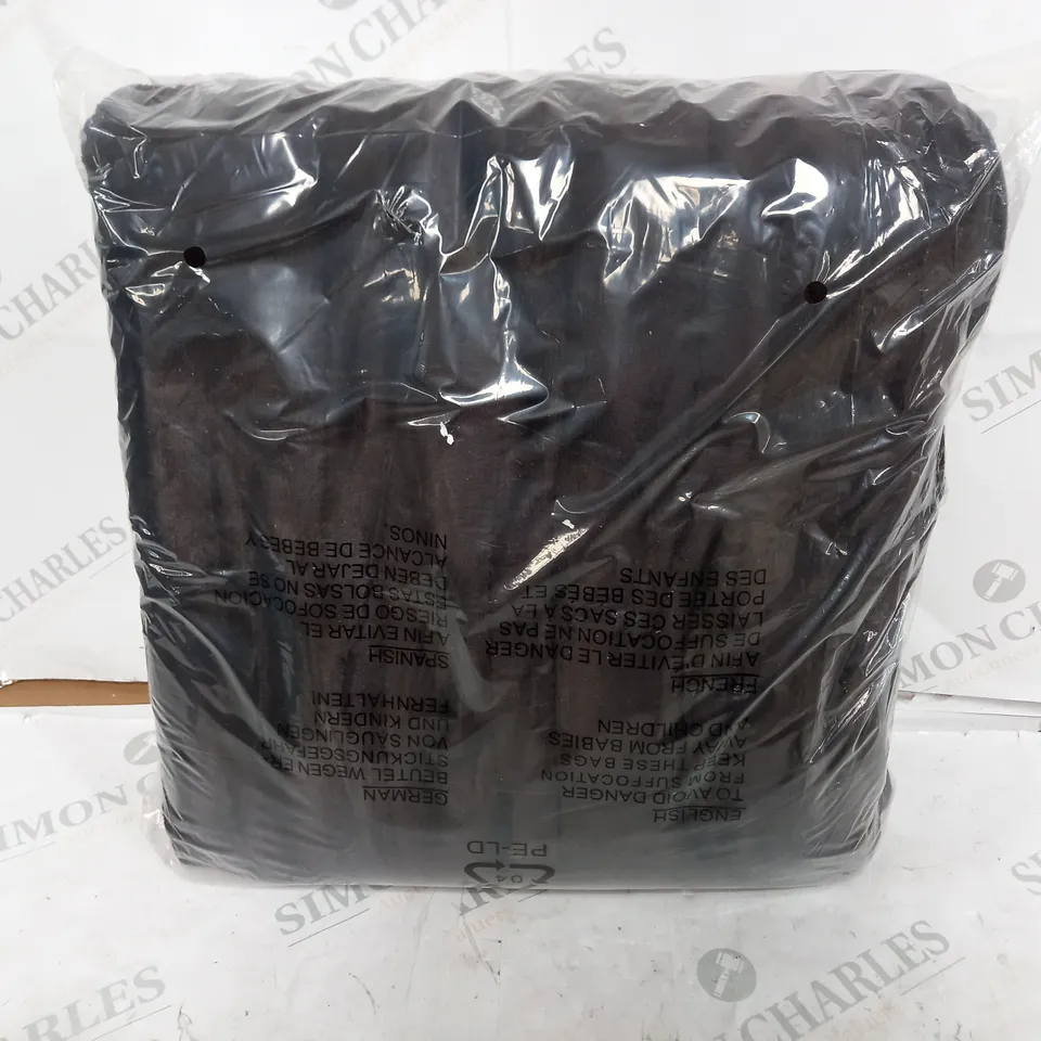 COZEE HOME HEATED PLUSH WEARABLE BLANKET - CHOCOLATE