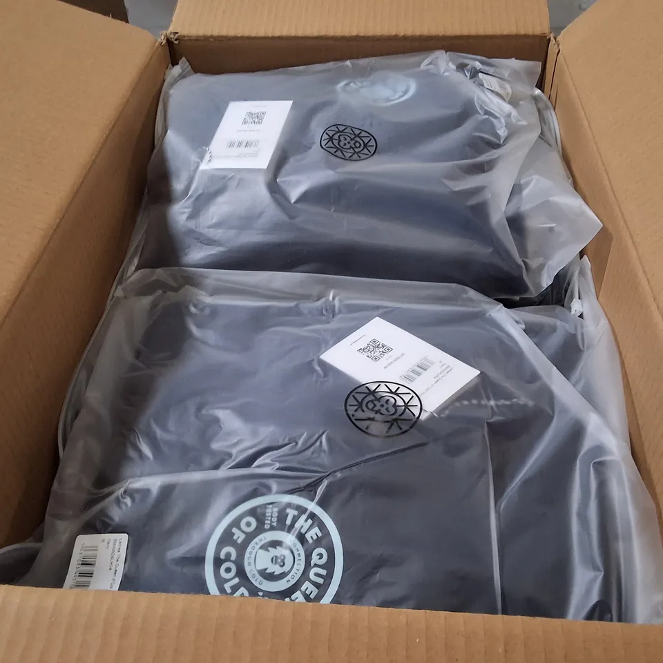 BOX CONTAINING APPROXIMATELY 14 BRASS MONKEY LADIES' THE QUEEN OF COLD NAVY HOODIE – SIZE M
