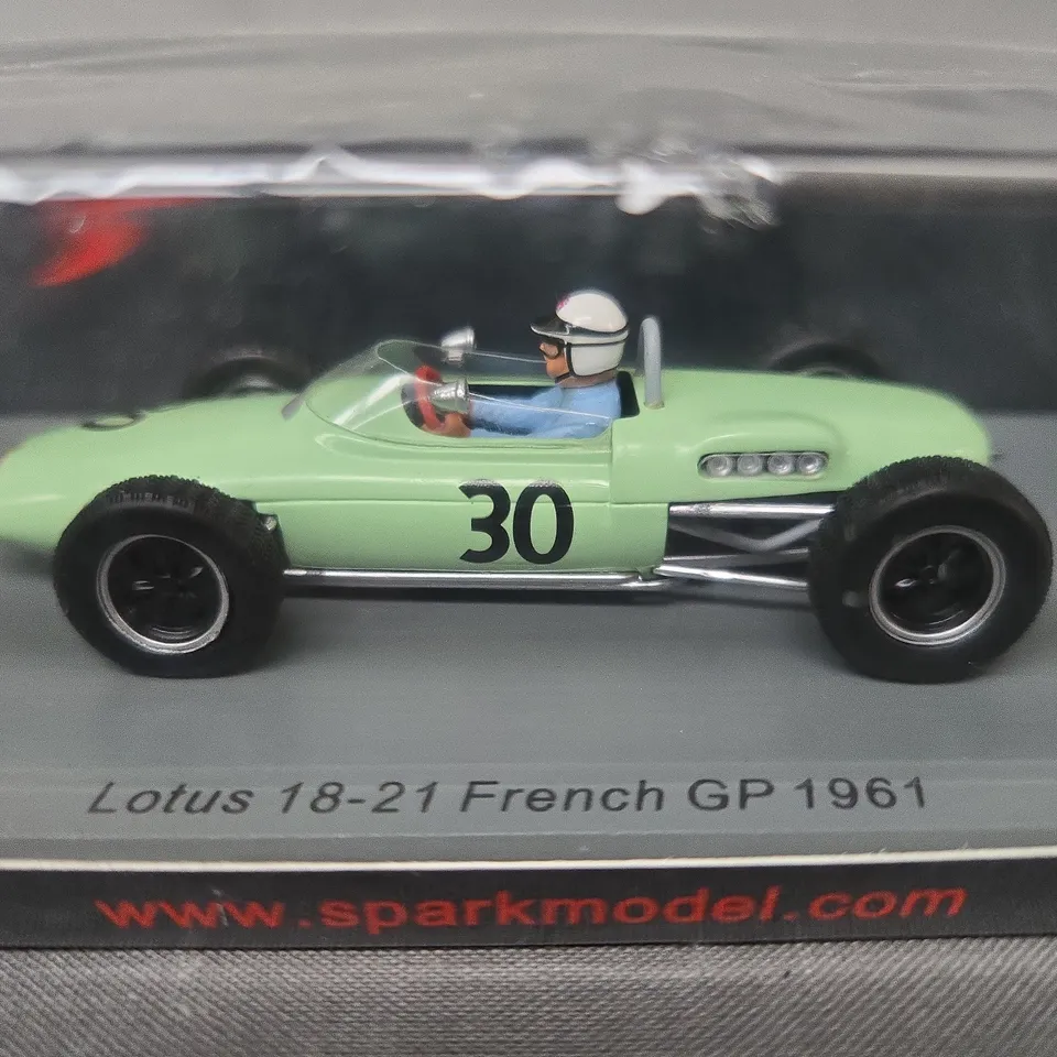 SPARK COLLECTIBLE HENRY TAYLOR LOTUS 18-21 FRENCH GP 1961 MODEL