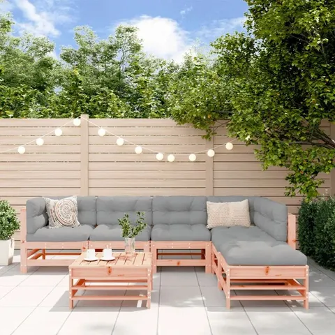 BOXED BRAYDEN STUDIO 7 PIECE GARDEN LOUNGE SET (3 BOXES)
