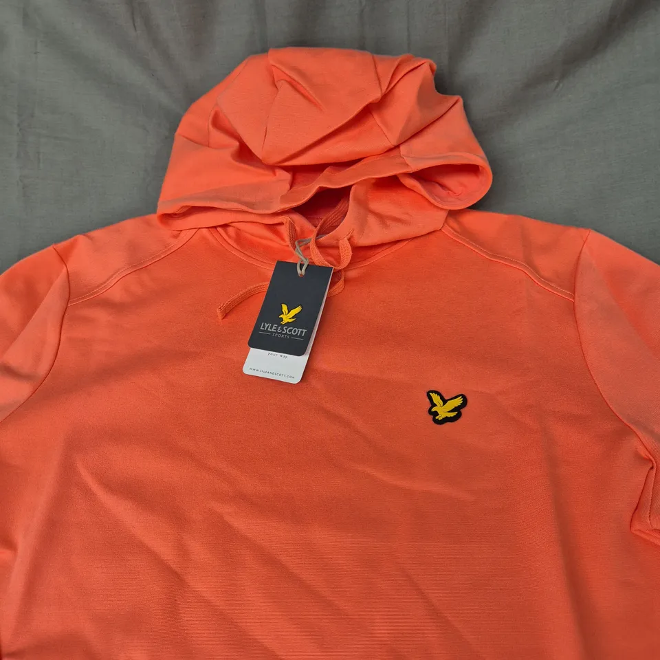 LYLE AND SCOTT FLY FLEECE HOODIE - SIZE M