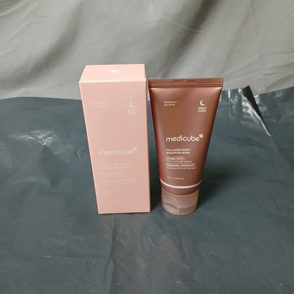 4 X MEDICUBE COLLAGEN NIGHT WRAPPING MASK – 75ML 