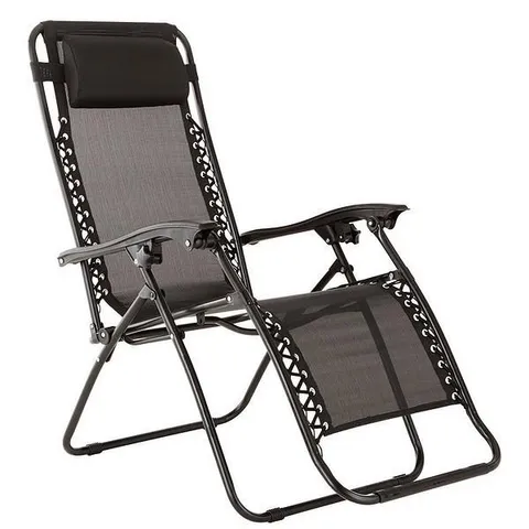 LUXURY RELAXER CHAIR IN BLACK/DARK GREY