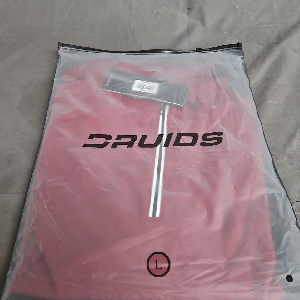 DRUIDS GALACTIC MIDLAYER IN BURGUNDY - SIZE LARGE