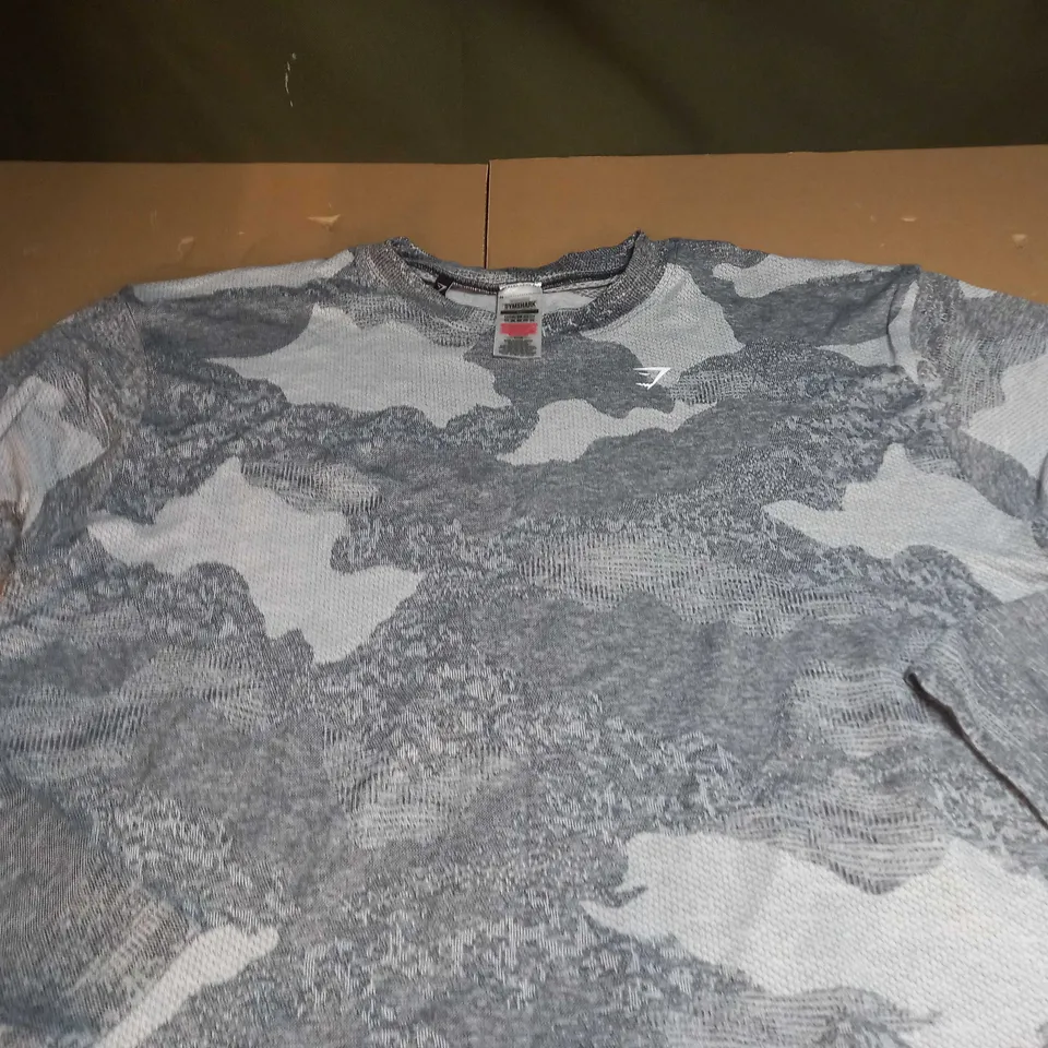 GYMSHARK LONG SLEEVE LIGHTWEIGHT T-SHIRT SIZE XL