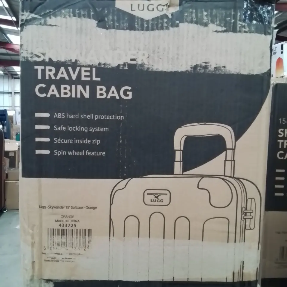BOXED LUGG SKYWANDER TRAVEL CABIN BAG ORANGE 