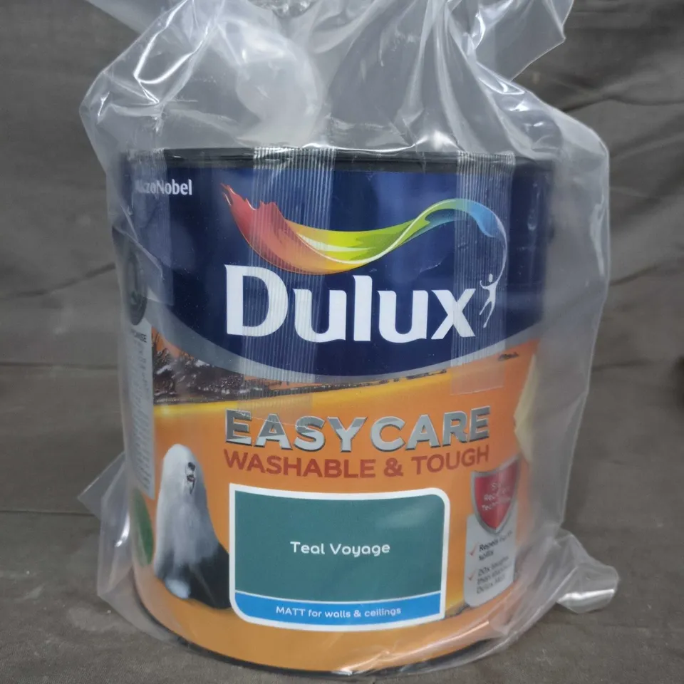 DULUX EASYCARE WASHABLE & TOUGH INTERIOR PAINT – TEAL VOYAGE, 2.5L