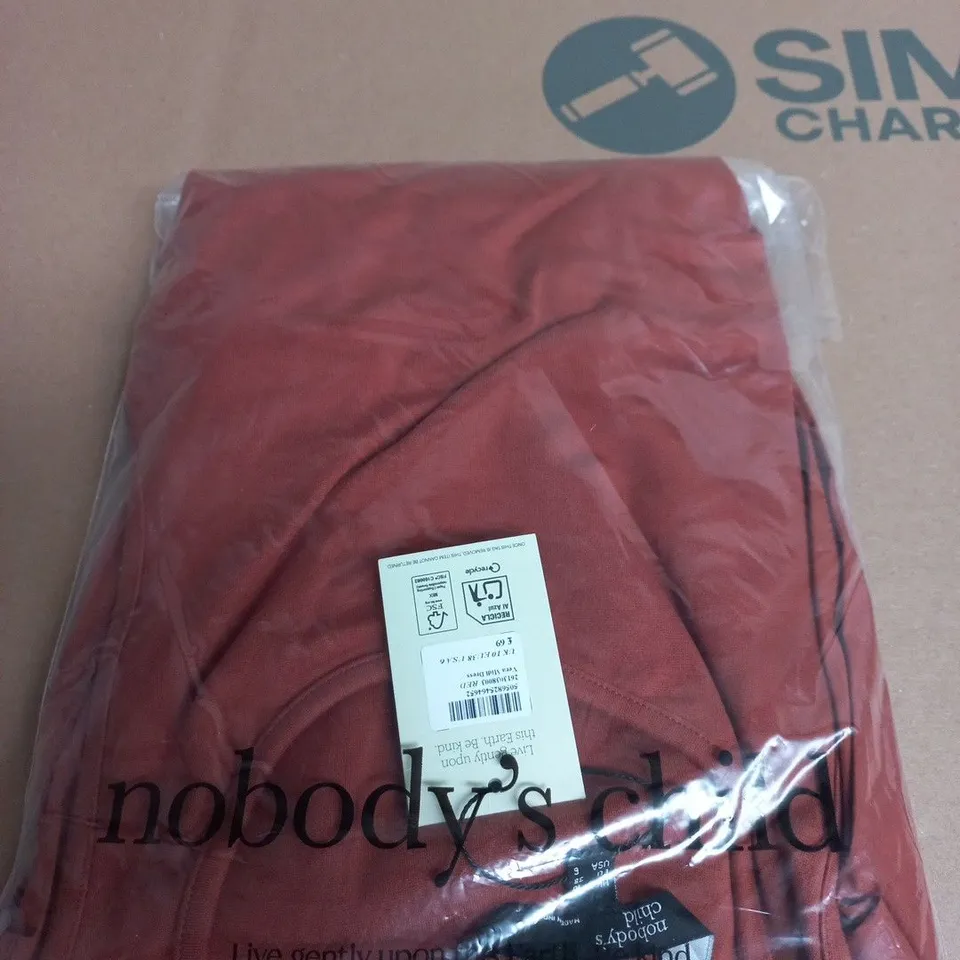 NOBODY'S CHILD VERA MIDI DRESS – RED, UK 10 (EU 38, US 6)