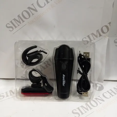 BOXED DEFURHOME RECHARGEABLE LED BIKE LIGHT SET