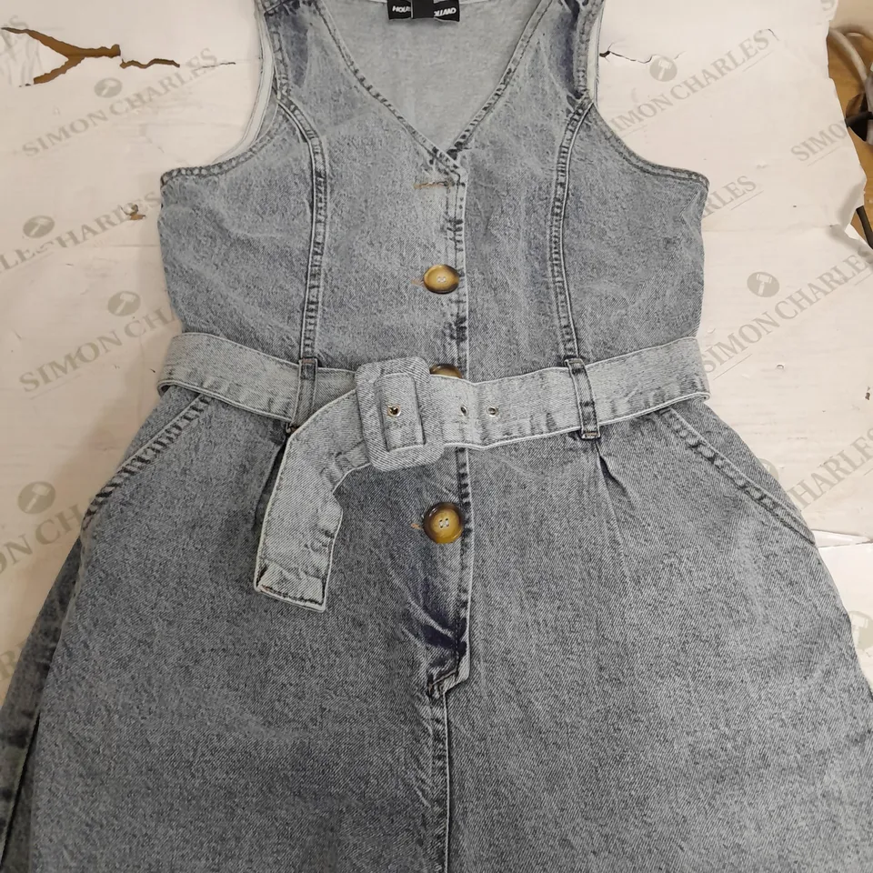 HOUSE OF HOLLAND LIGHT DENIM JUMPSUIT - LARGE