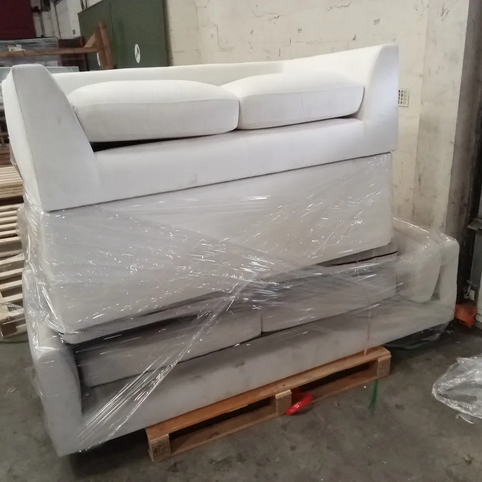 PALLET OF ASSORTED DESIGNER INCOMPLETE OR DAMAGED SOFAS