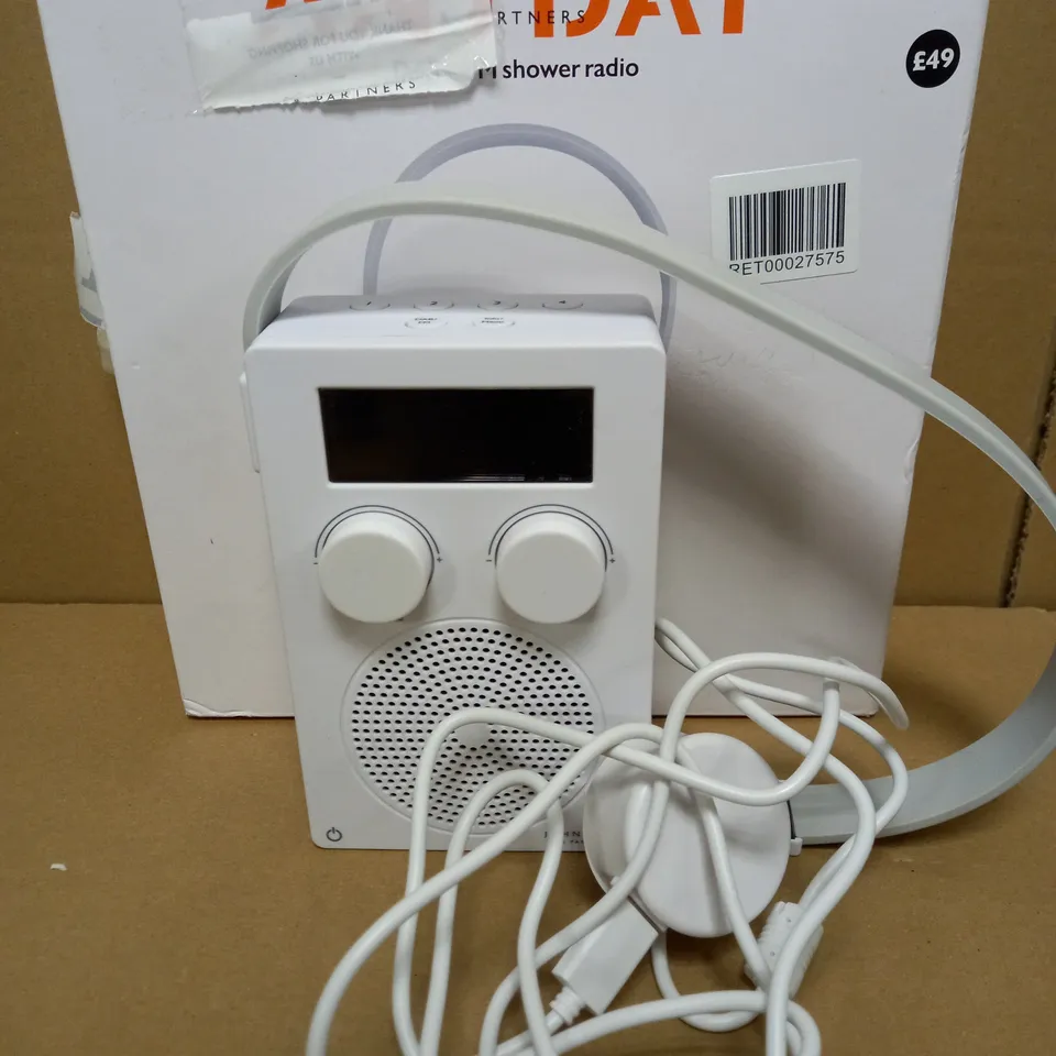 JOHN LEWIS ANYDAY SHOWER RADIO 