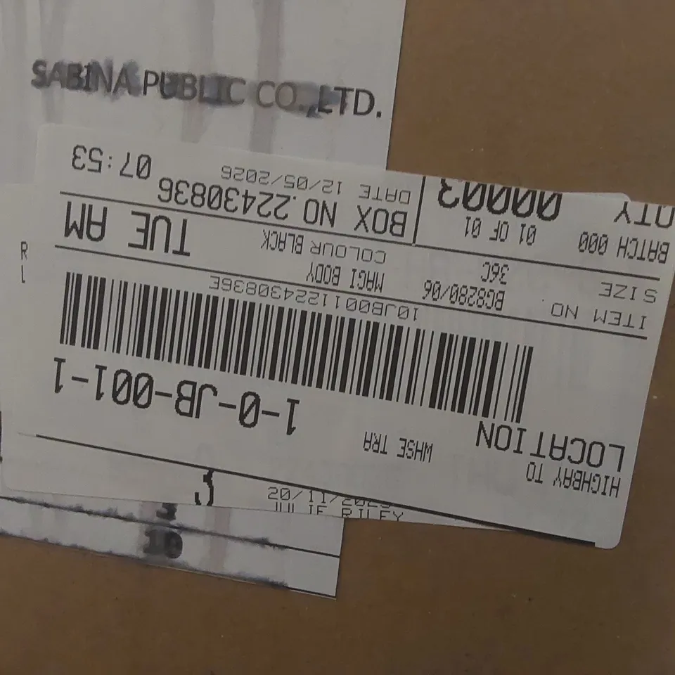 BOX CONTAINING APPROXIMATELY 3x BRAND NEW MAGISCULPT BLACK BODYSUITS - SIZE 36C