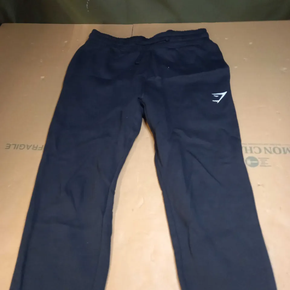 MENS GYMSHARK LOGO TRACKSUIT BOTTOMS SIZE S