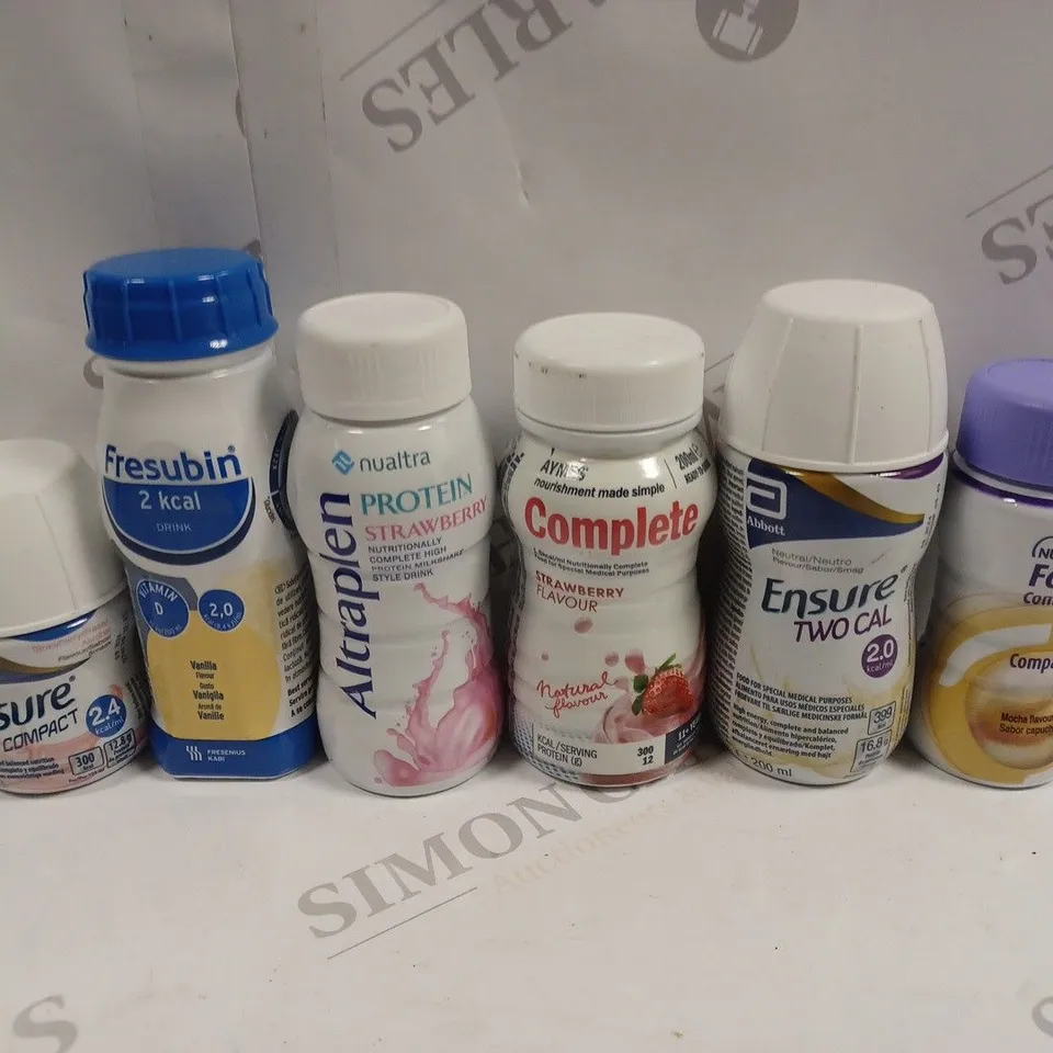 APPROXIMATELY 20 ASSORTED FOOD SUPPLEMENT DRINKS TO INCLUDE NUALTRA, ABBOTT, FRESUBIN ETC