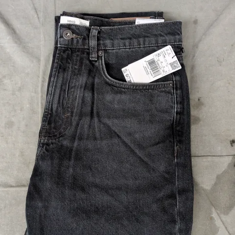 MANGO JEANS IN RUSTIC BLACK SIZE 32