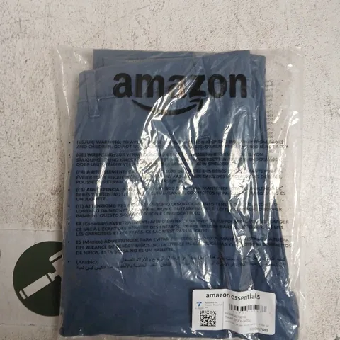 BAGGED AMAZON ESSENTIALS TROUSERS IN NAVY SIZE 30/34
