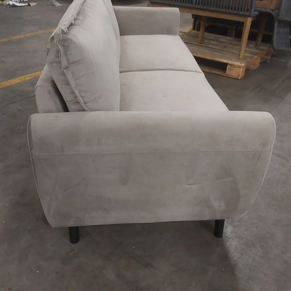 QUALITY DESIGNER 3-SEATER VELVET SOFA 