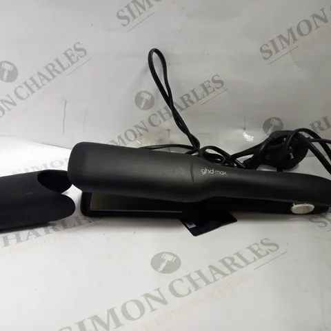 GHD MAX HAIR STRAIGHTENERS - BLACK